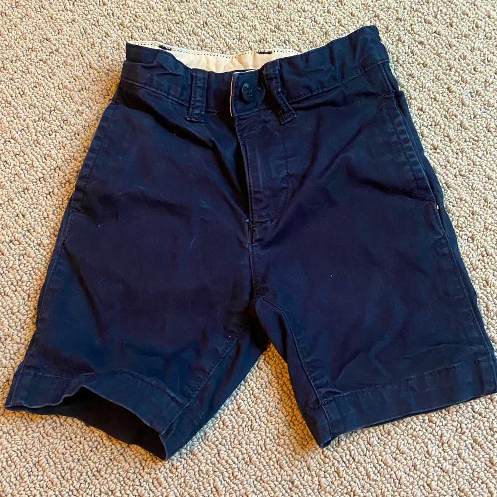 Boys navy shorts 5 slim